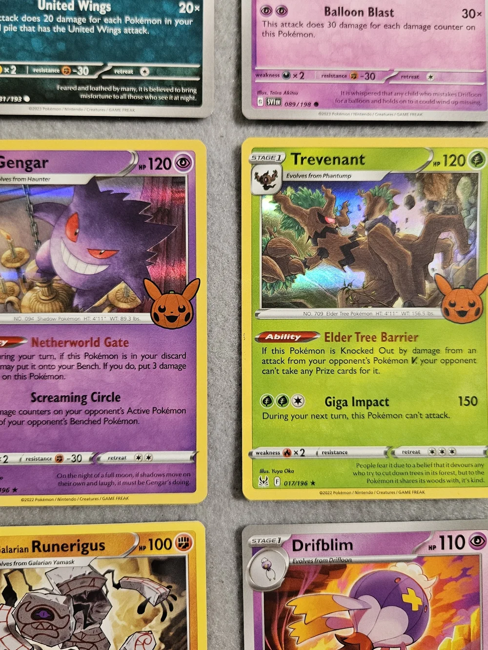 Pokemon Trick or Trade Halloween Complete 30 Card Set
